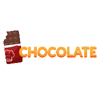 Chocolate Sticker by Loja Santo Antonio