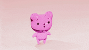 gvart pink 3d baby bear GIF