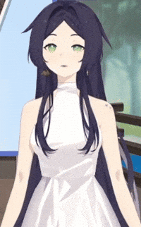 Vtuber Lean In GIF