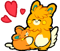 I Love You Hearts Sticker by Pokémon