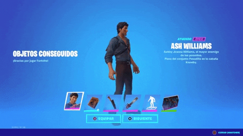 serchmorales giphyupload ash williams fornite GIF