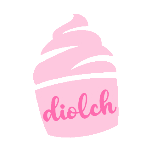 Diolch Cacen Sticker