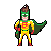 Pixel Art Capi Sticker