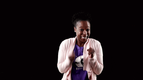 Excited Black Woman GIF by Ennov-Action