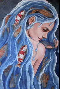 Flowing Water Art GIF by Maryanne Chisholm - MCArtist