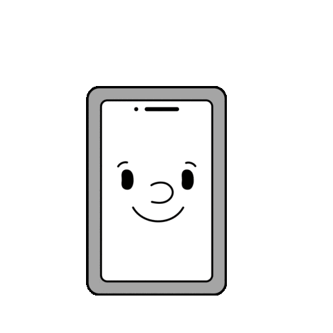 Hang Up Phone Sticker by Emily Redfearn