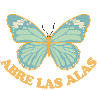 Butterfly Buenos Dias Sticker