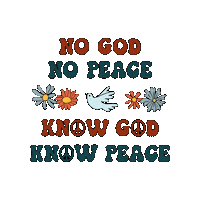 BeelissaDesigns retro flowers peace dove Sticker
