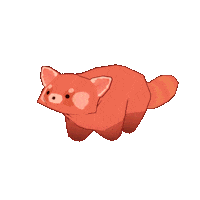 sneepsnorp3d low poly the lad sneepsnorp3d low poly animals Sticker