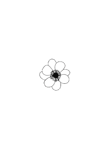 Flower Blossom Sticker by Alli K Design