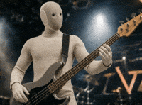 Rock Performing GIF by 1X Technologies