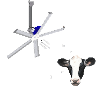Space Cow Sticker by AGRICOW