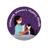 Womens History Month Bph Sticker by BanfieldPetHospital