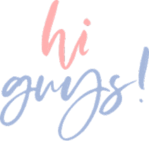 Pink Hi Guys Sticker by Fancy Ashley