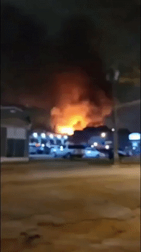 Late-Night Fire Destroys Four Buildings Under Construction in Dallas