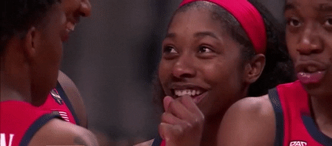 Womens Basketball Laughing GIF by NCAA Championships