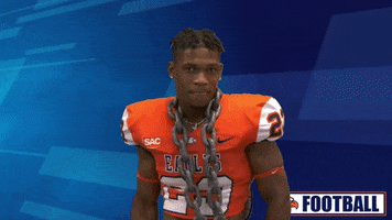 Scream Shrug GIF by Carson-Newman Athletics