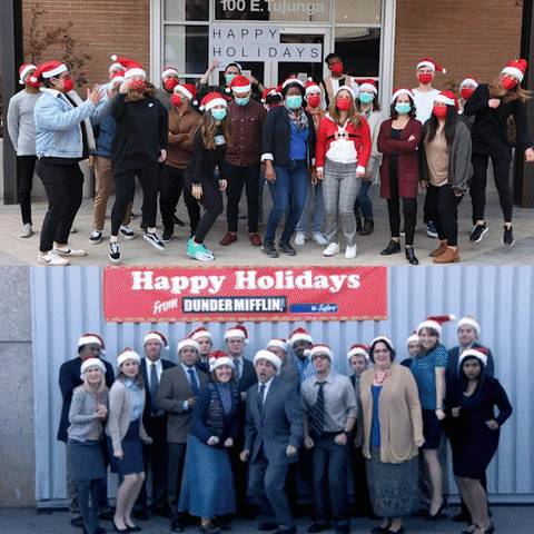 Happy Holidays Comparison GIF by Dubsado