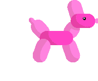 Inflate Balloon Dog Sticker by Matt Crump