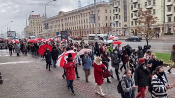 Several Detained During Women's March in Minsk: Reports