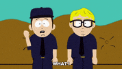 holding hands warning GIF by South Park 