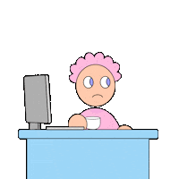 Tired Wake Up Sticker by Fatman