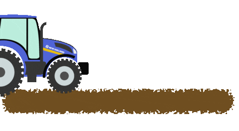 Ag-drive giphyupload agriculture farming tractor Sticker