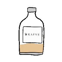 kafvecoffee coffee latte coffee time cold brew Sticker