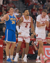March Madness Celebration GIF by Wisconsin Badgers