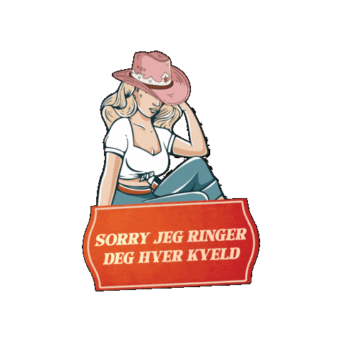 Cowboy Cowgirl Sticker by Sony Music Norway