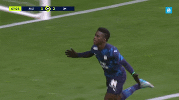 Happy Football GIF by Olympique de Marseille
