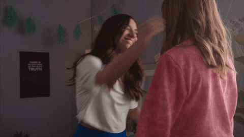 Total Eclipse Hug GIF by Brat TV