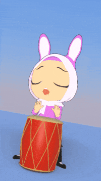 ANKERTA dance music vibe chibi GIF