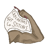 Crochet Hook Sticker