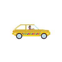 driving on my way Sticker by Domino Recording Co.