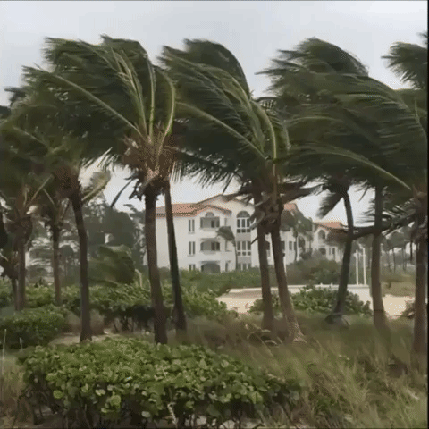 Hurricane Irma Lashes Providenciales With Strong Winds