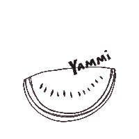 need_lich fruit watermelon obst melone Sticker