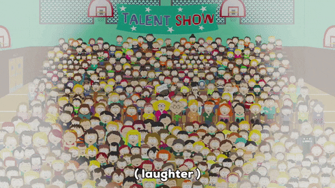 crowd laughing GIF by South Park 