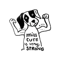 Cute Dog Sticker by Petsochic