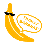 banana wow Sticker by mymuesli
