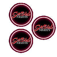 Circle Round Sticker by Scottsdale Nights
