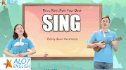 total physical response sing GIF by ALO7.com