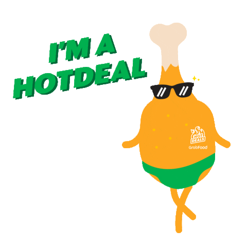 Food Grab Sticker by GrabFoodMY
