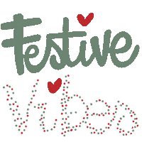 Celebrate White Christmas Sticker