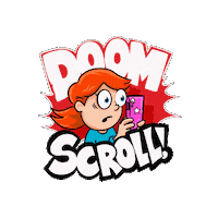 Scrolling Social Media Sticker by VeeFriends