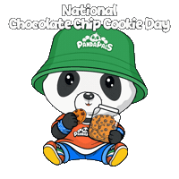 Happy Chocolate Chip Sticker by PandaPals