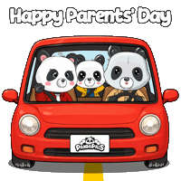 Family Time Love Sticker by PandaPals