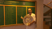 happy simona halep GIF by Wimbledon