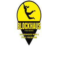 Blockhausfreiburg bouldern blockhausfreiburg bouldergym boulderlove Sticker