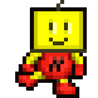 8Bit Sumo Sticker